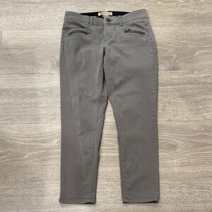 Democracy Taupe Slim Stretch Ankle Pants
